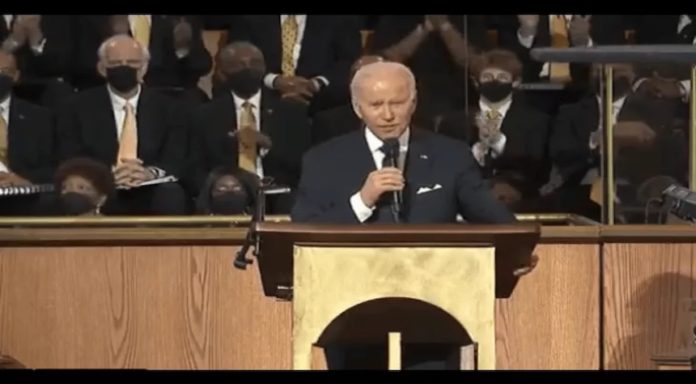 Biden Panders Lies Gaffes And Appears To Creep On A Girl During Speech Honoring MLK 
