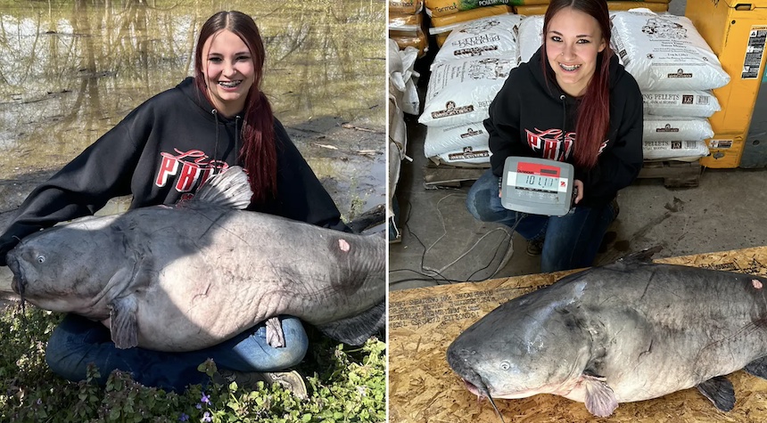 Ohio Teen Hooks Massive 101-Pound Blue Catfish, Potentially Breaking ...