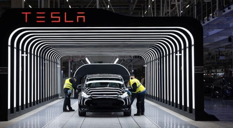 Tesla Stock Plummets as Electric Vehicle Demand Tanks - American ...