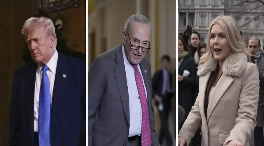 Chuck Schumer Claps Back After Leavitt Rips Him Over Toronto Crash Blame Game