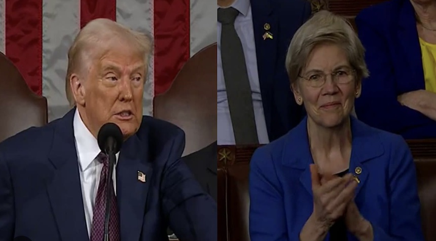Warren Explains Why She Applauded Trump’s ‘Pocahontas’ Jab During Congress Speech