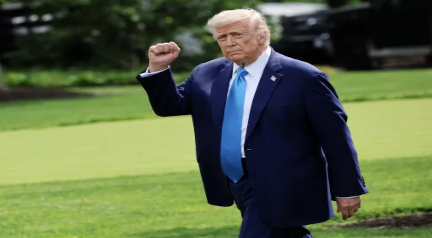 Trump Vows 'Very Big Force' Against Protesters at Army Parade