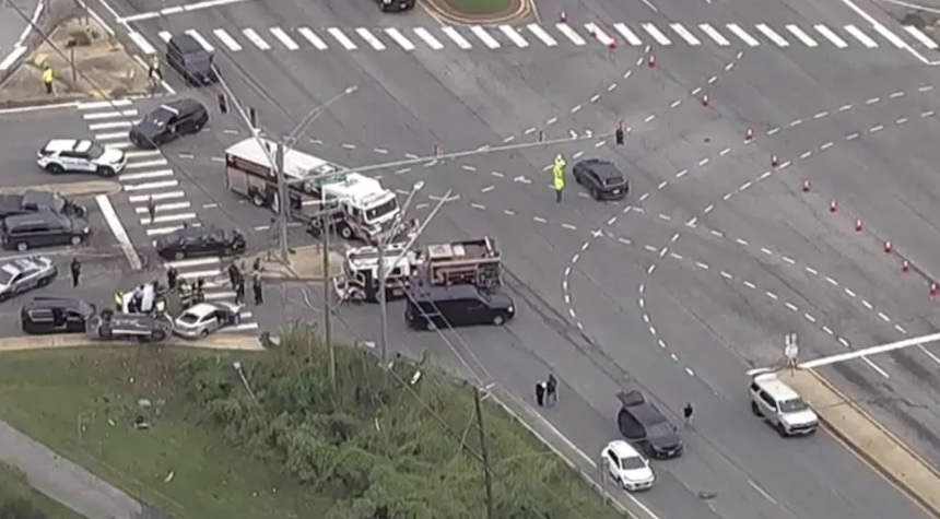 Chaos in Washington D.C.: Car Smashes Into Guard Vehicle During Crime Crackdown