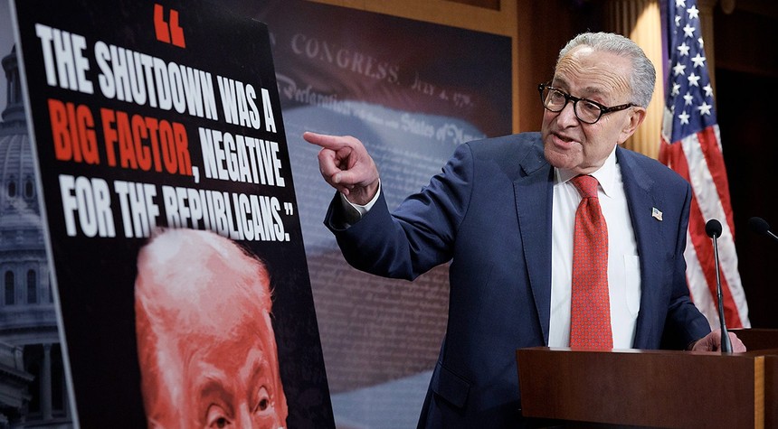 Schumer Caves on Shutdown Demands as Eight Democrats Break Ranks