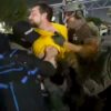Chaos at Delaney Hall as Agitators Block Federal Vehicles and Assault ICE Operations