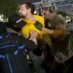 Chaos at Delaney Hall as Agitators Block Federal Vehicles and Assault ICE Operations