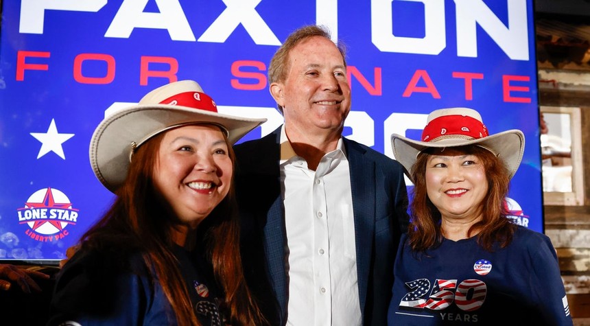 Trump Finally Opens His War Chest and Ken Paxton Gets the First Ten Million