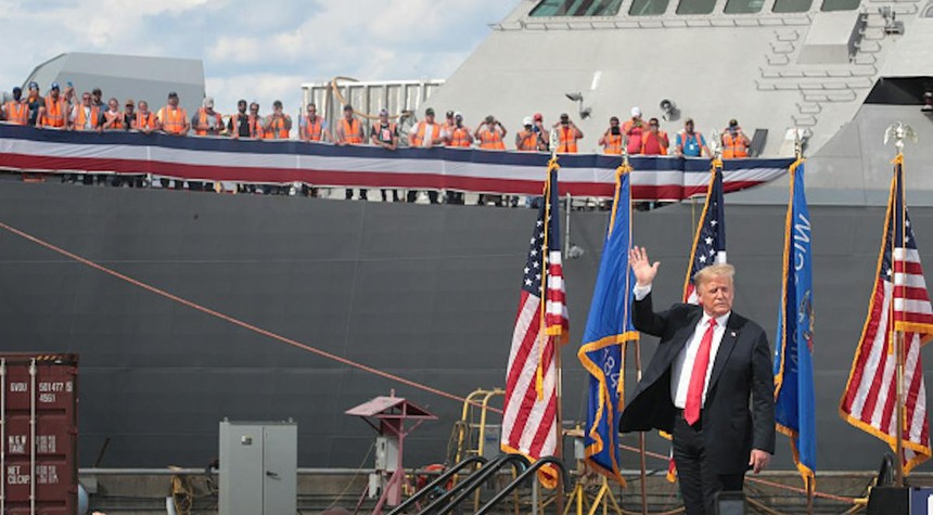 Trump Launches Biggest Shipyard Since World War II as Navy Struggles to Keep Pace with China
